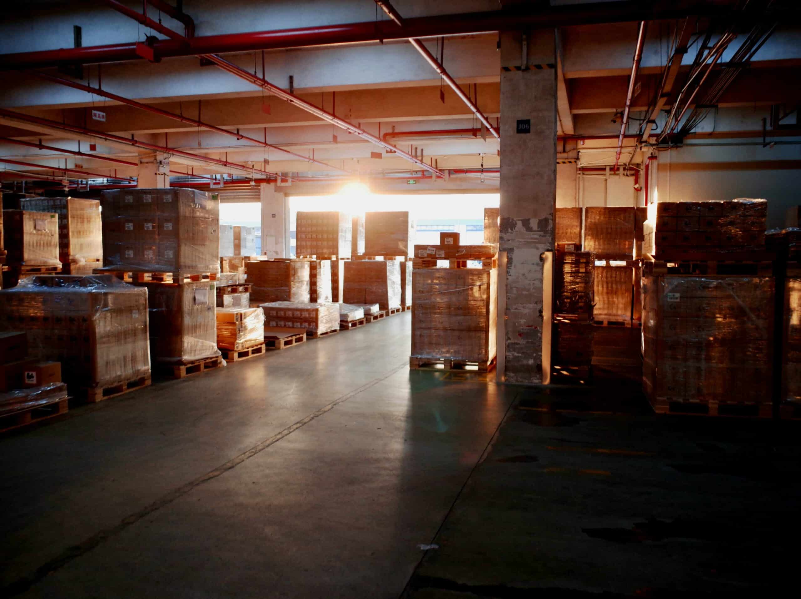 Warehouse backlit